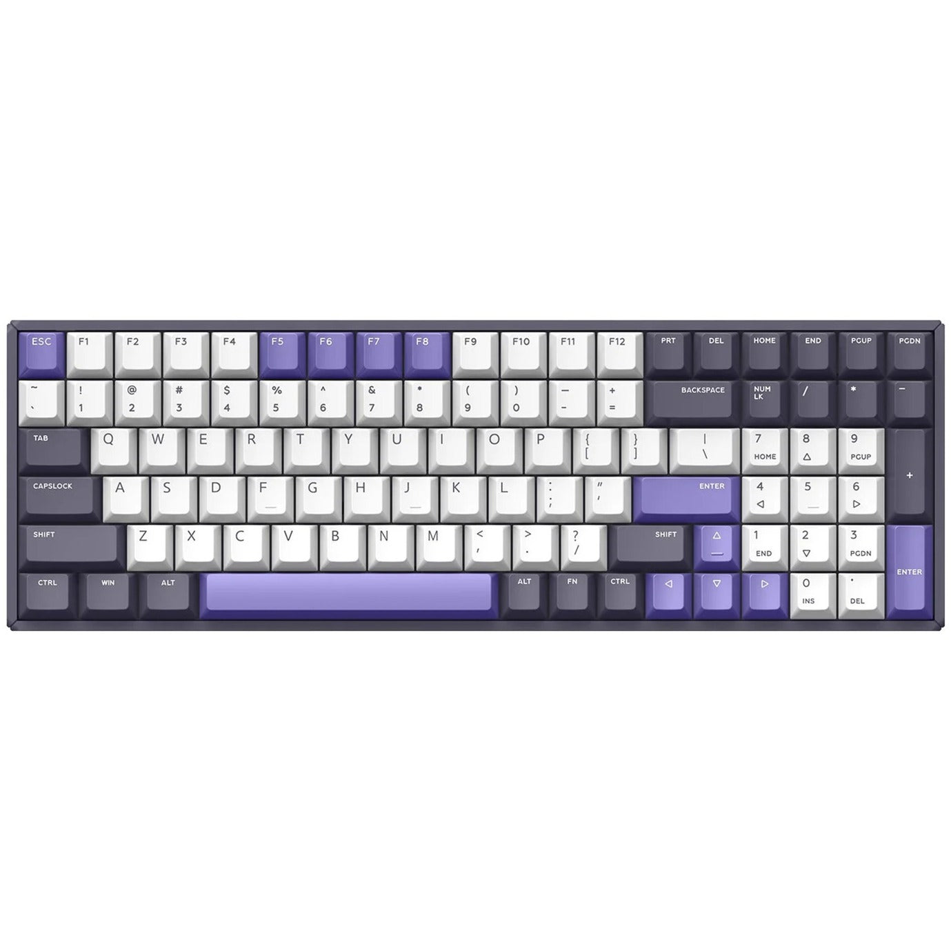 IQUnix F97 Clavier mécanique sans fil Lavandin