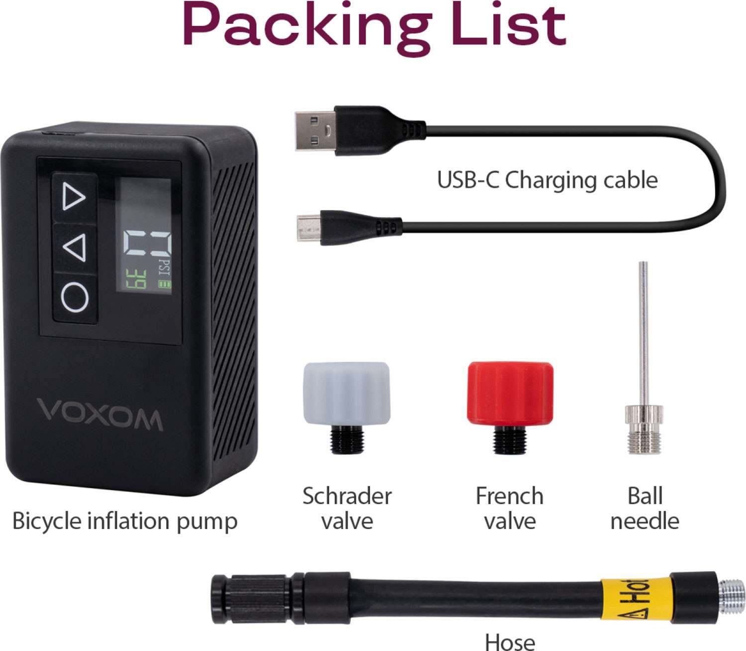 Pompe à batterie Voxom epu2