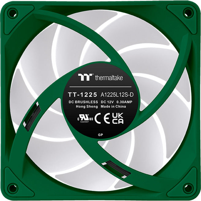Thermaltake ct120 ex argb sync ventilateur de refroidissement pc racing vert (pack de 3 ventilateurs) ventilateurs de boîtier (vert, 3 pièces, 120 x 120 x 25 mm, pwm)