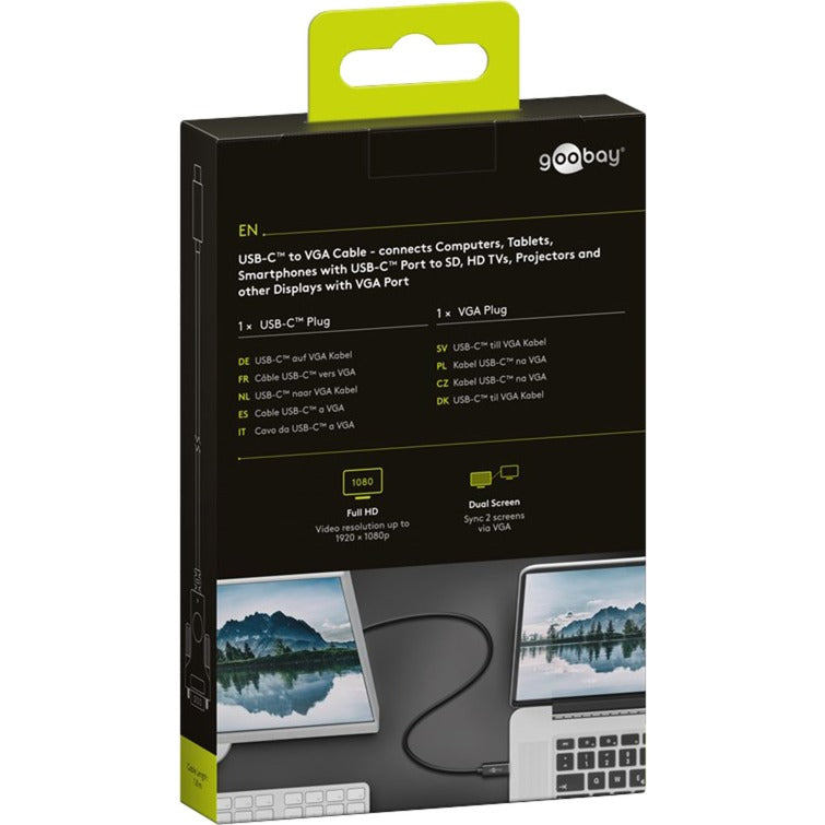 Câble adaptateur VGA GOOBAY USB-C à VGA