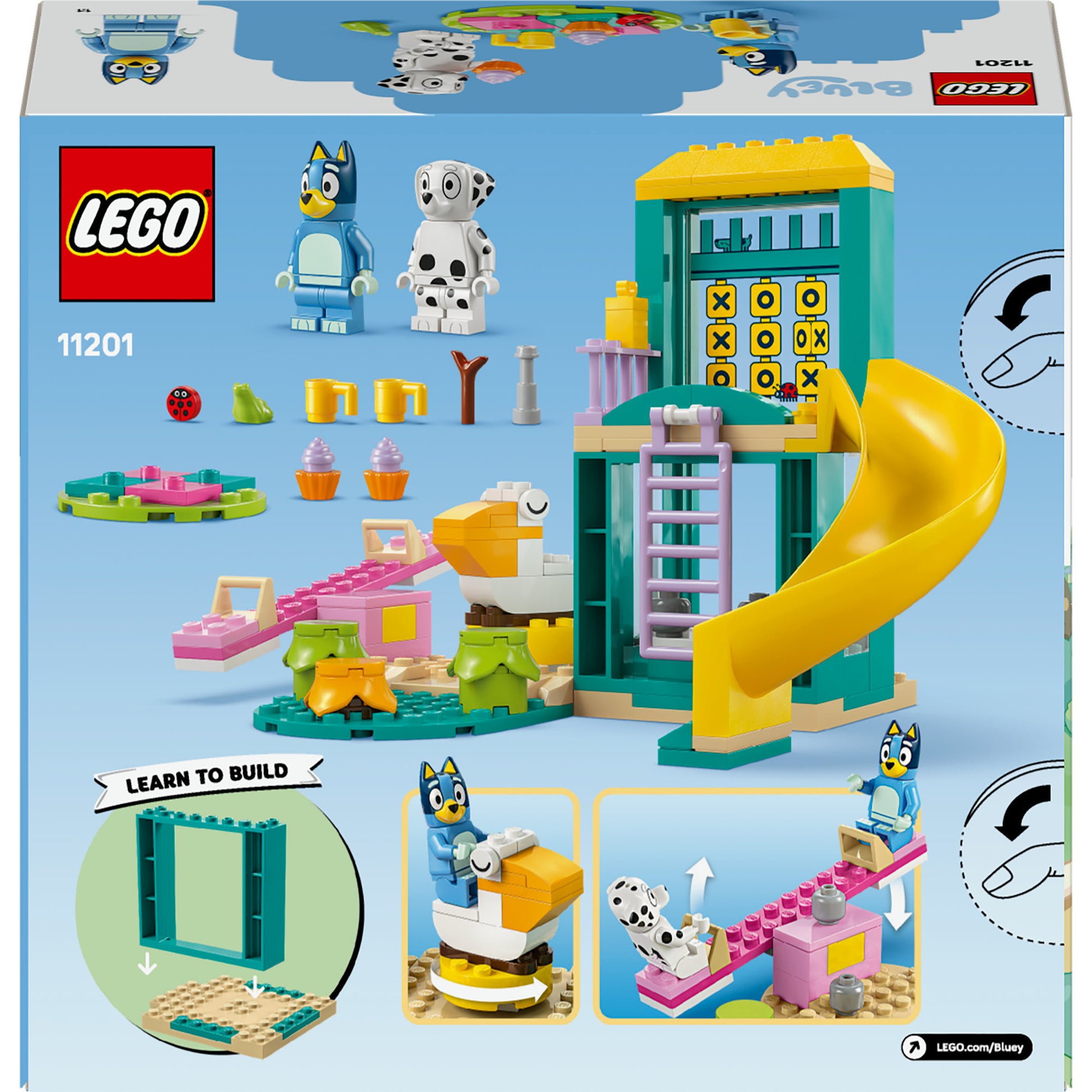 Lego Duplo 11201 Bluey et Chloé dans le terrain de jeu