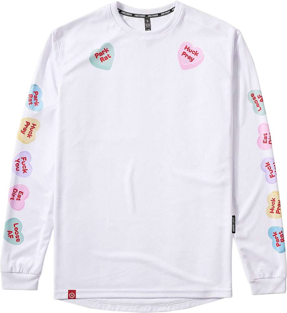 Loose riders candy hearts - maillot manches longues femme