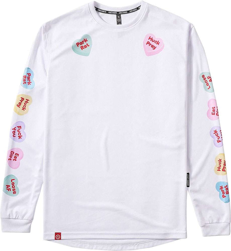 Loose riders candy hearts - maillot manches longues femme
