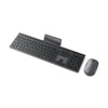 Ensemble de bureau combo sans fil multi-appareils moderne Lenovo 700 (gris, disposition américaine (Qwerty), 100 %, 4 000 dpi, 2,4 GHz, BT 5.3, USB-A)