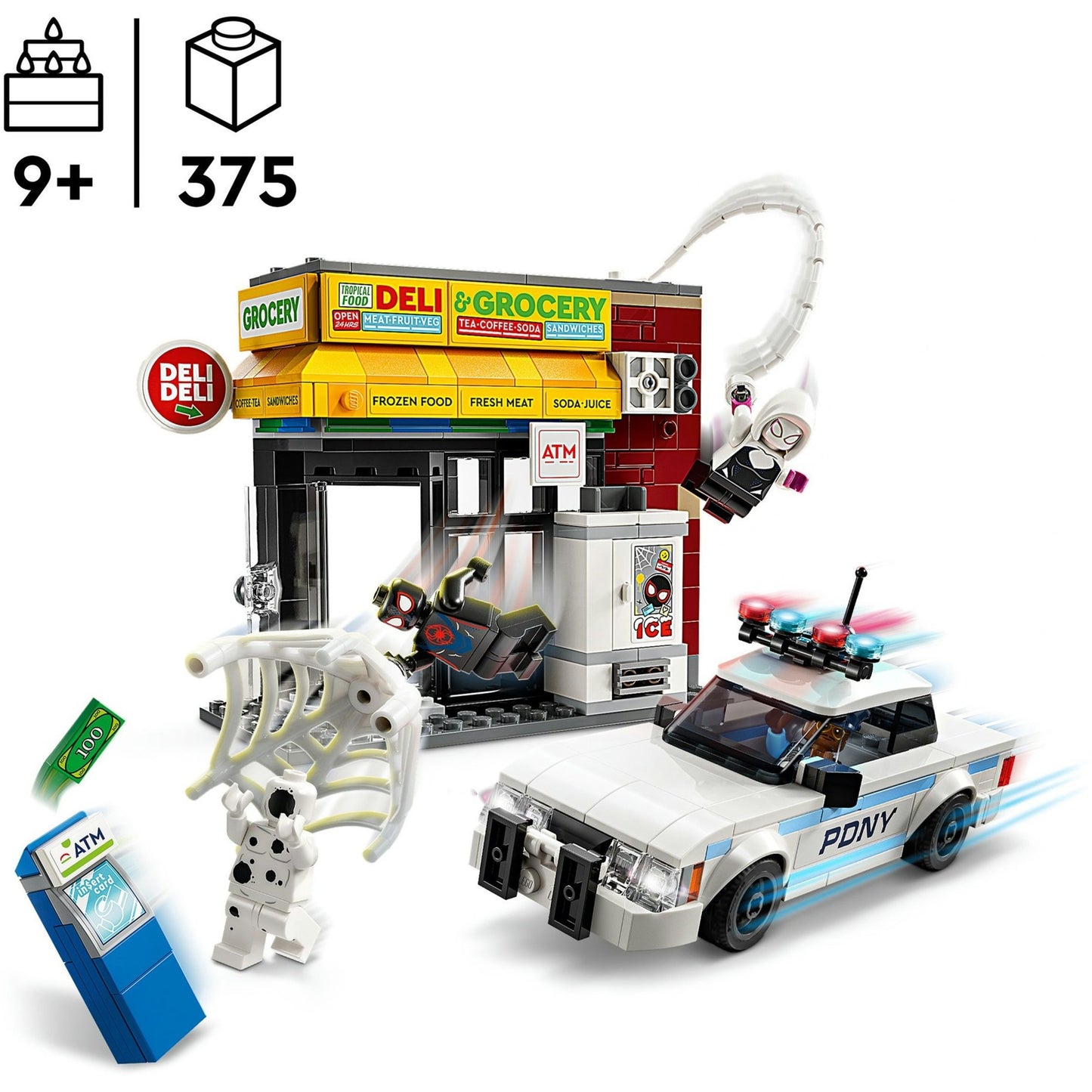 LEGO LEGO Super Heroes 76311 Spider-Verse: Miles Morales Vs. moquerie