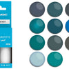 Set de stylos de retouche Cube bleu mat