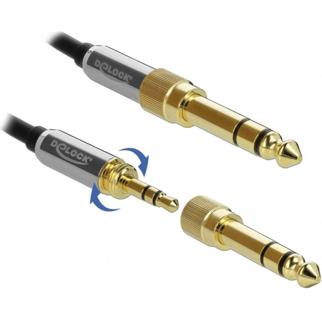 Delock stéréo jack 3,5 mm mâle à 3 broches> femelle