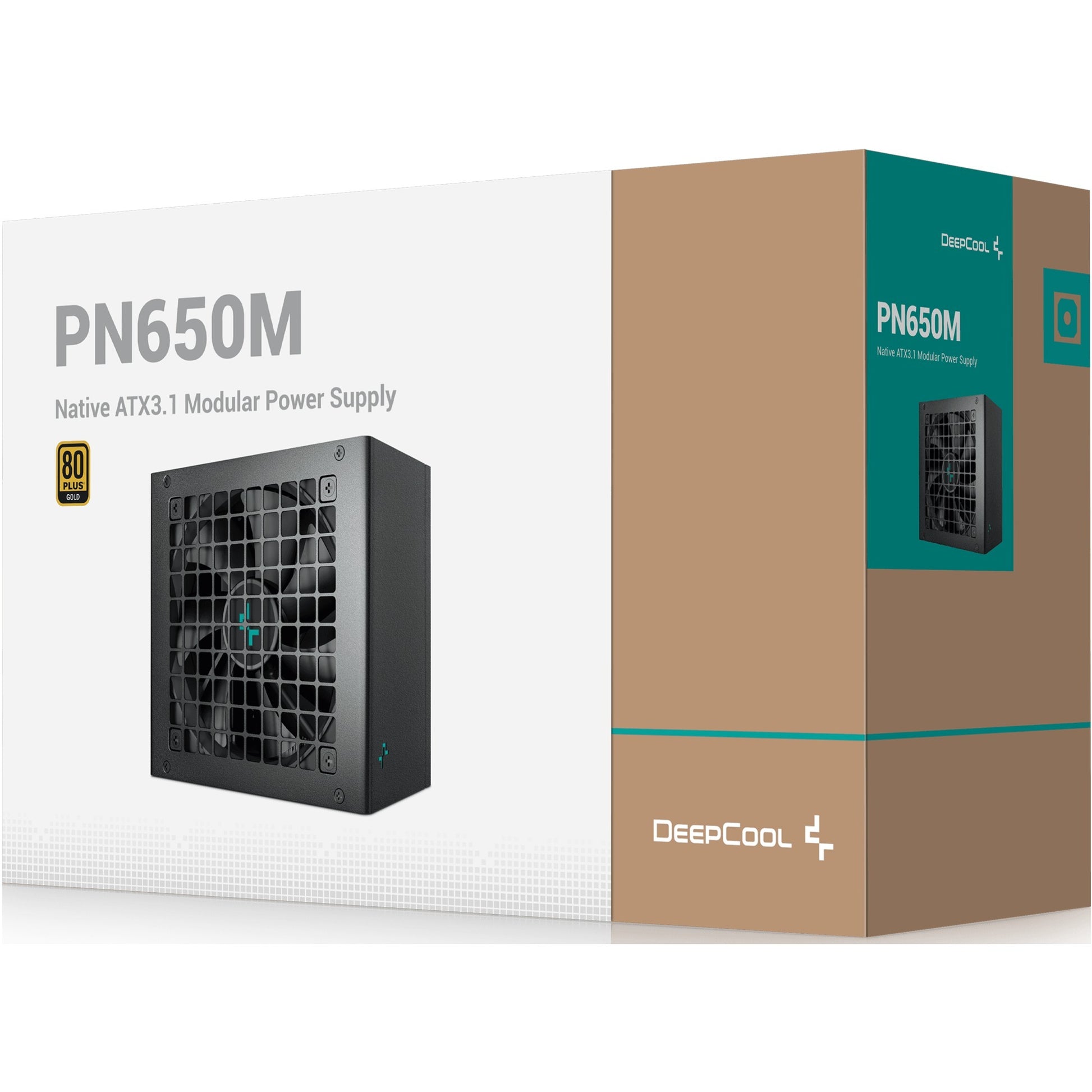 Alimentation modulaire Deepcool PN650M de 650 watts (noir, 3x PCIe)