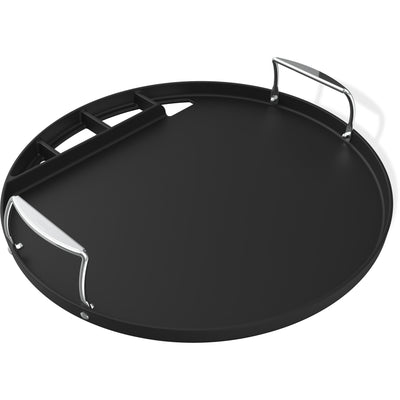 Plancha Weber taille complète - pour barbecues au charbon de bois 57 cm plaque de cuisson (noir)
