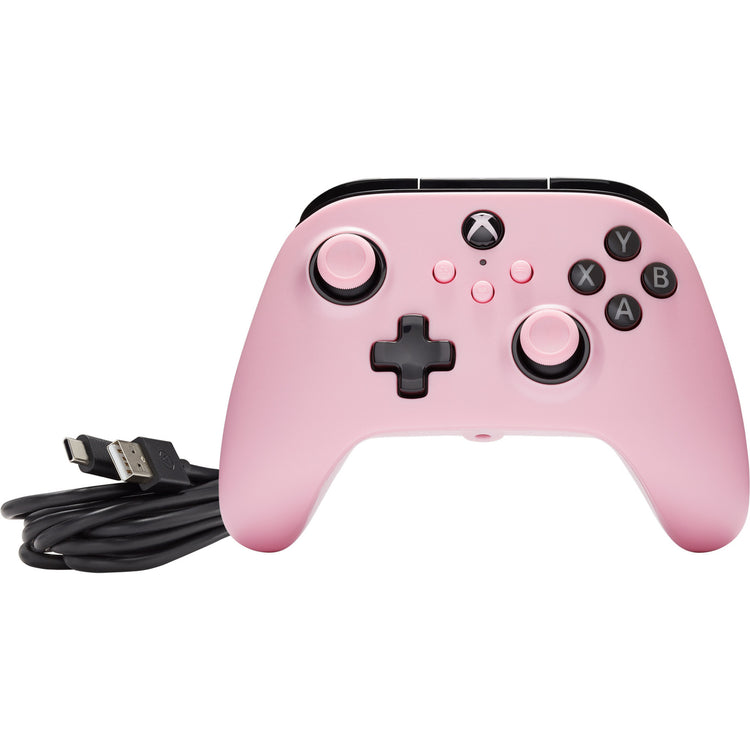 Manette filaire Powera pour Xbox Series X|s (rose, Xbox Series X|s, Xbox One, PC)