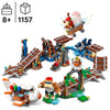 Ensemble d'extension Lego Super Mario : jouet de construction en chariot de mine de Diddy Kong (71425)