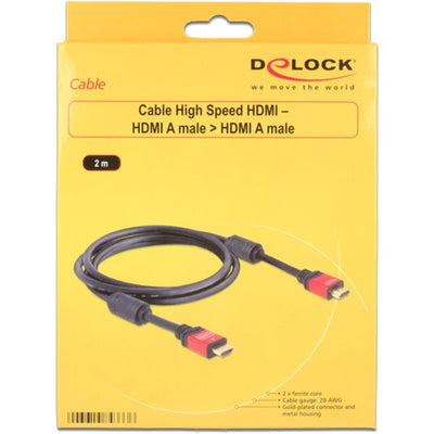 Dellock High Speed ​​HDMI - HDMI Un mâle> hdmi un mâle