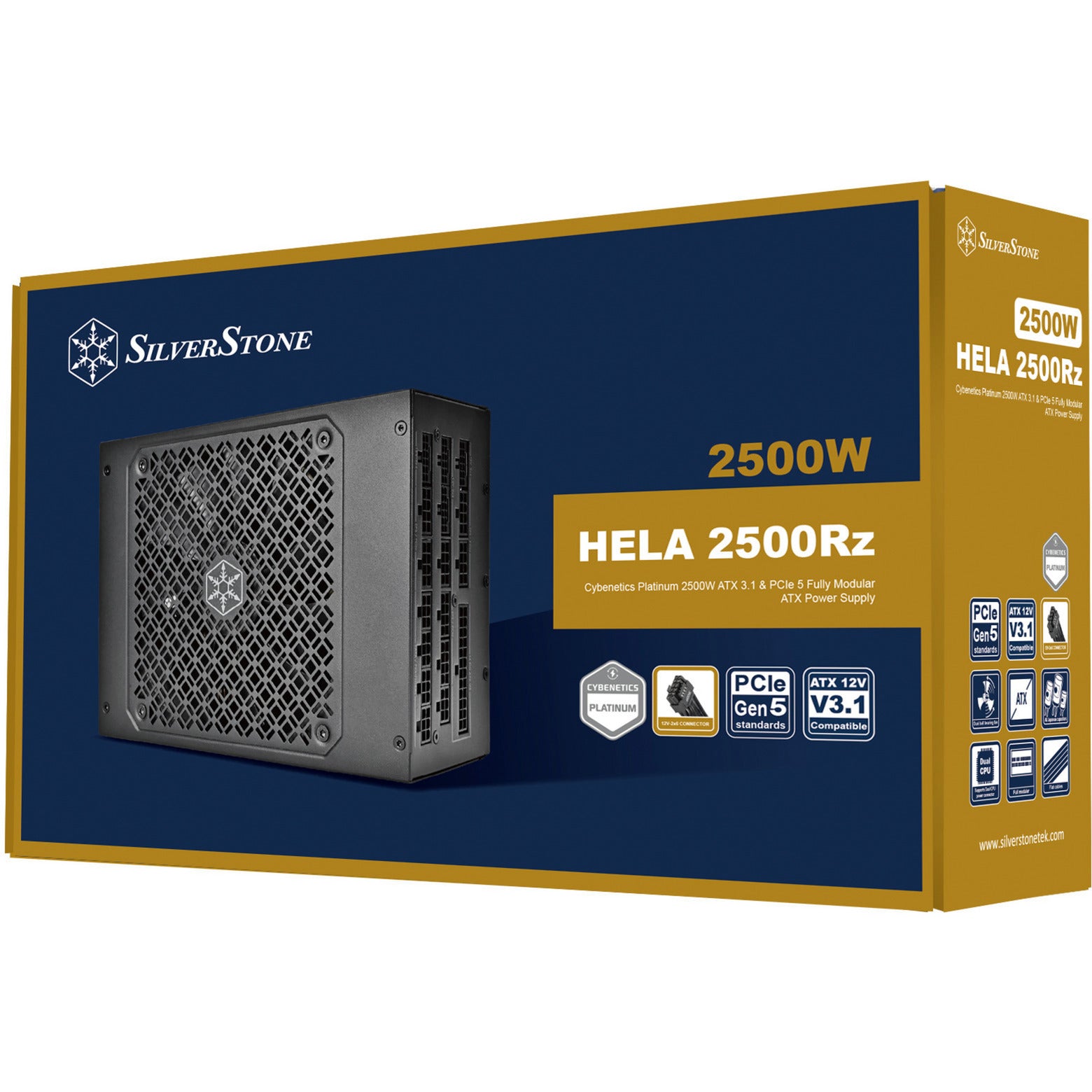 Alimentation Silverstone hela 2500r 2500 watts (noir, 4x 12v-2x6, 7x pcie)