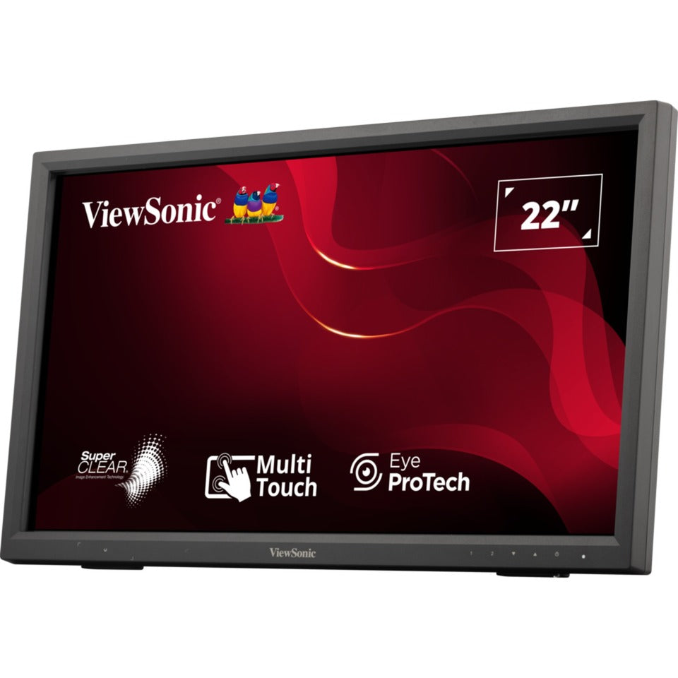 Viewsonic Moniteur tactile IR TD2223-2 22 (noir, HDMI, VGA, DVI, USB-A, USB-B)