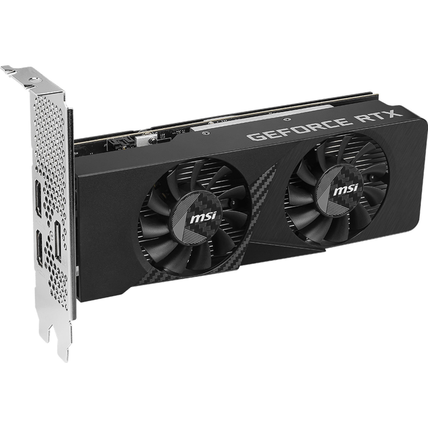 Carte graphique MSI GeForce RTX 3050 LP E 6G OC (2x HDMI, 1x Display Port, DLSS)