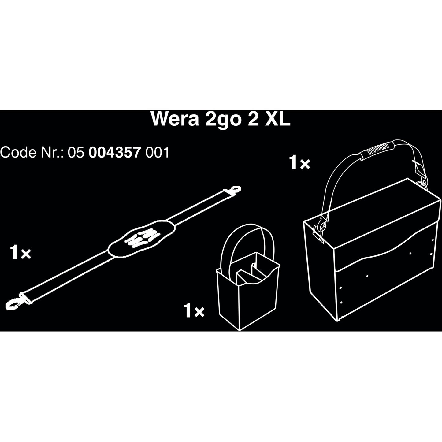 Wera 2Go 2 XL Tool Case