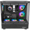 Thermaltake CT120 EX Reverse Arbb Sync PC Ventilateur de refroidissement (3-Fan Pack) Ventilateurs de boîtier (Noir, 3 pièces, 120 x 120 x 25 mm, PWM)