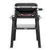 Barbecue électrique extérieur compact Weber lumin avec socle (noir, 4 à 6 personnes, surface de grill 1561 cm²)