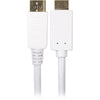 Sharkoon displayport 1.2 > adaptateur hdmi (blanc, 1 mètre, 4k)