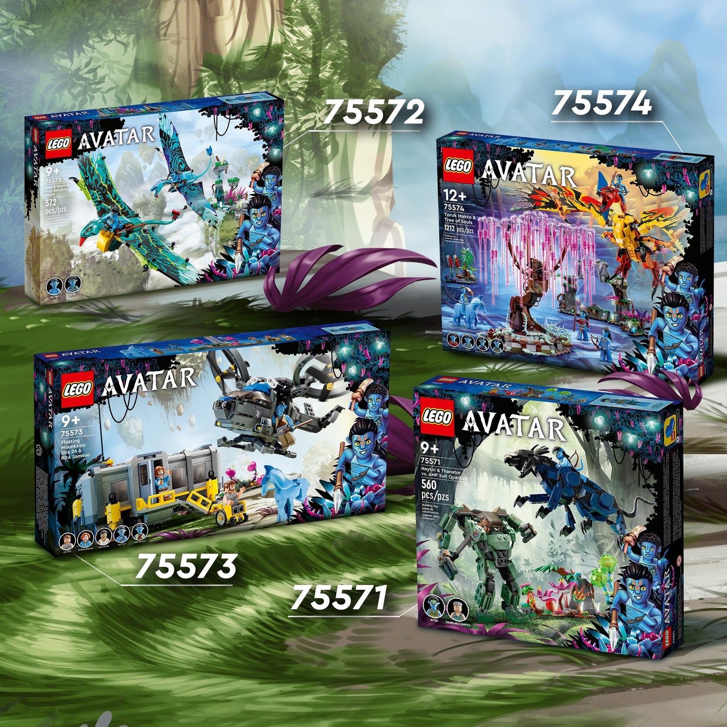 Avatar Lego - montagnes flottantes : site 26 rda samson jouets de construction (75573)