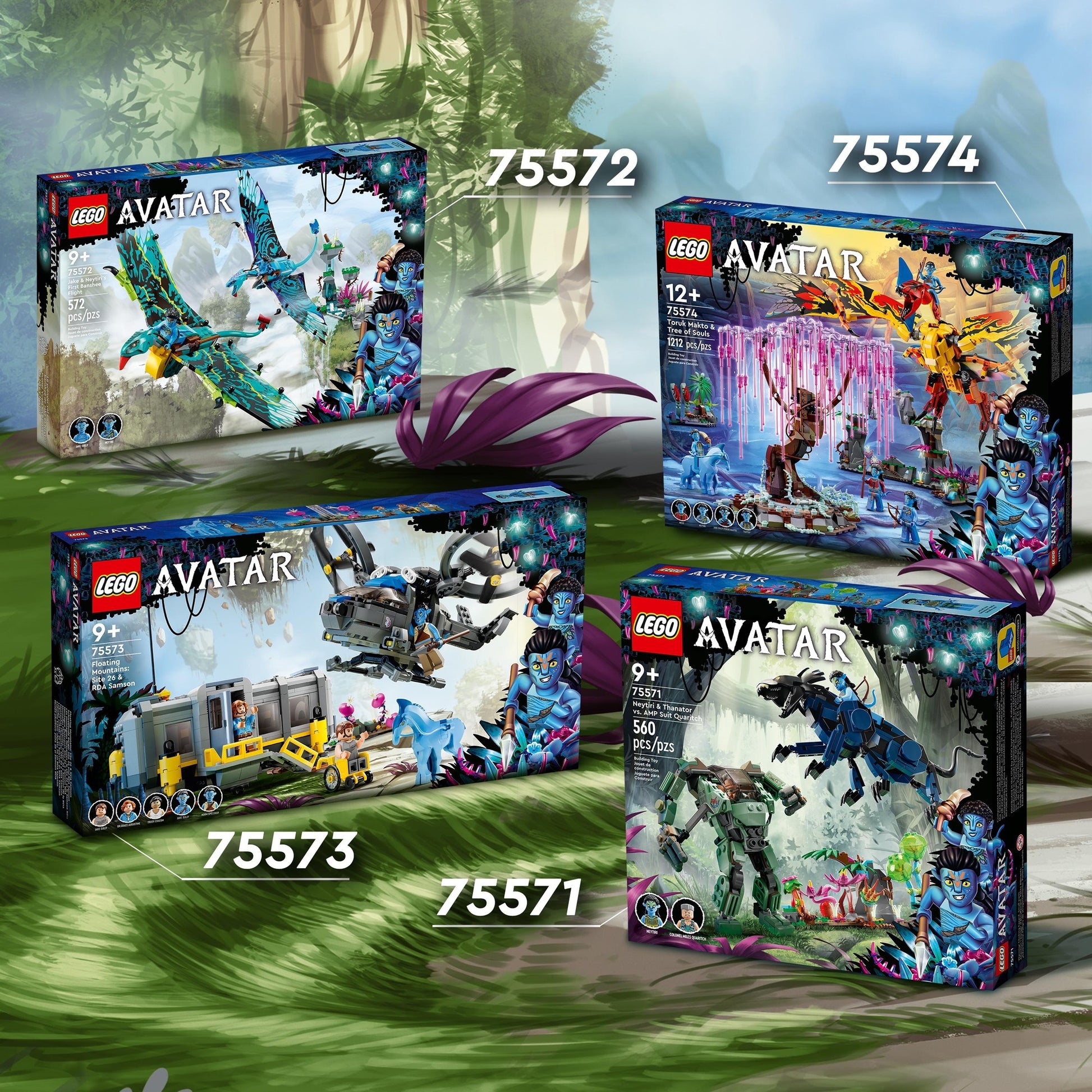 Avatar Lego - montagnes flottantes : site 26 rda samson jouets de construction (75573)