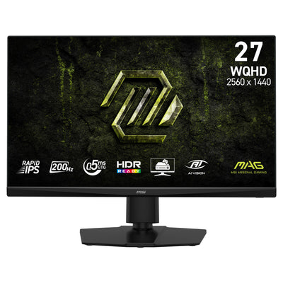 Moniteur de jeu MSI Mag 272QPF E20 27 (noir, 2x HDMI, 1x DisplayPort, AMD FreeSync, 200 Hz)