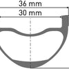 Roue avant DT Swiss XMC 1501 Spline® One 30 Carbon 6 boulons Boost 29