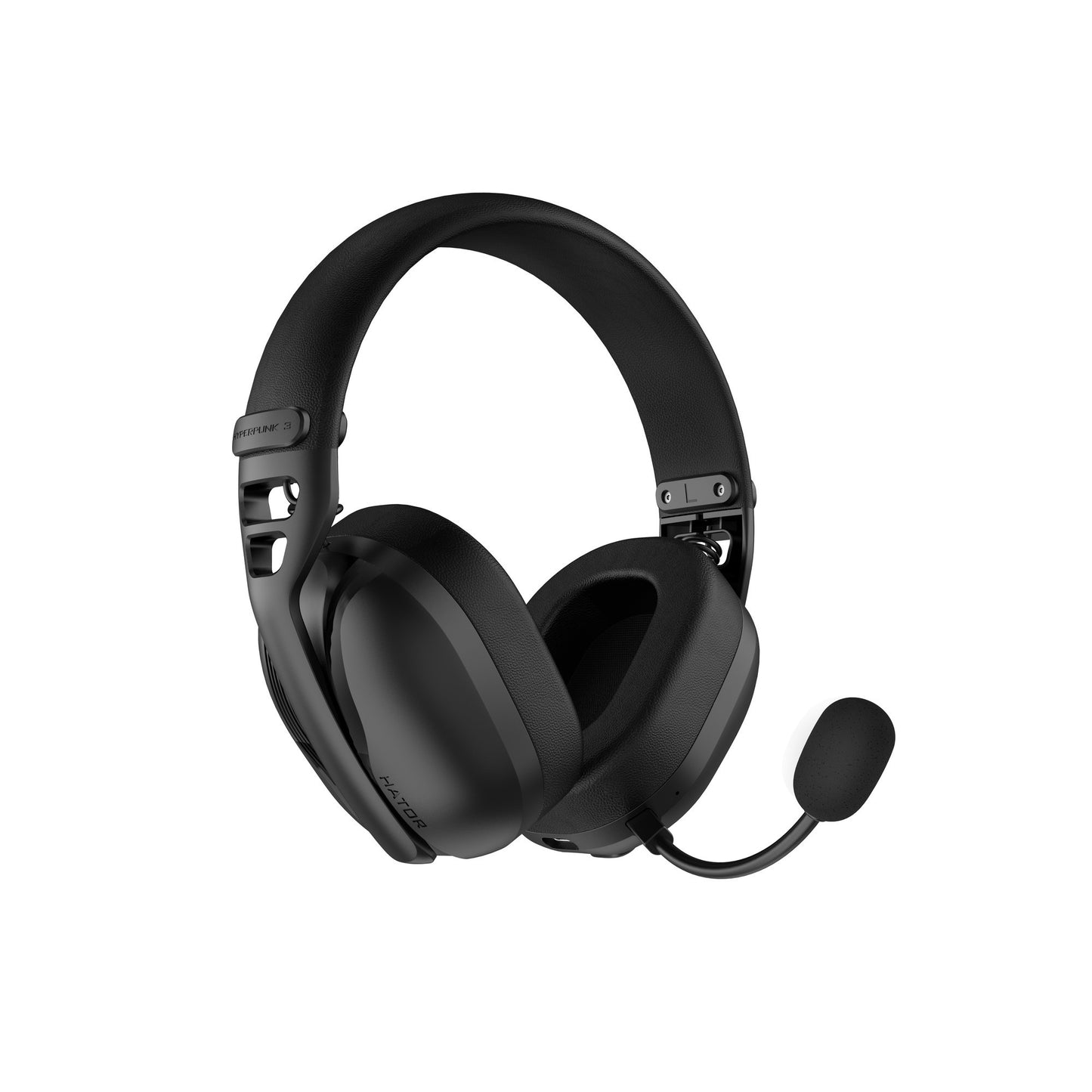 Hator hyperpunk 3 casque de jeu sans fil (noir, 2,4 GHz Bluetooth 5.4 USB-C)