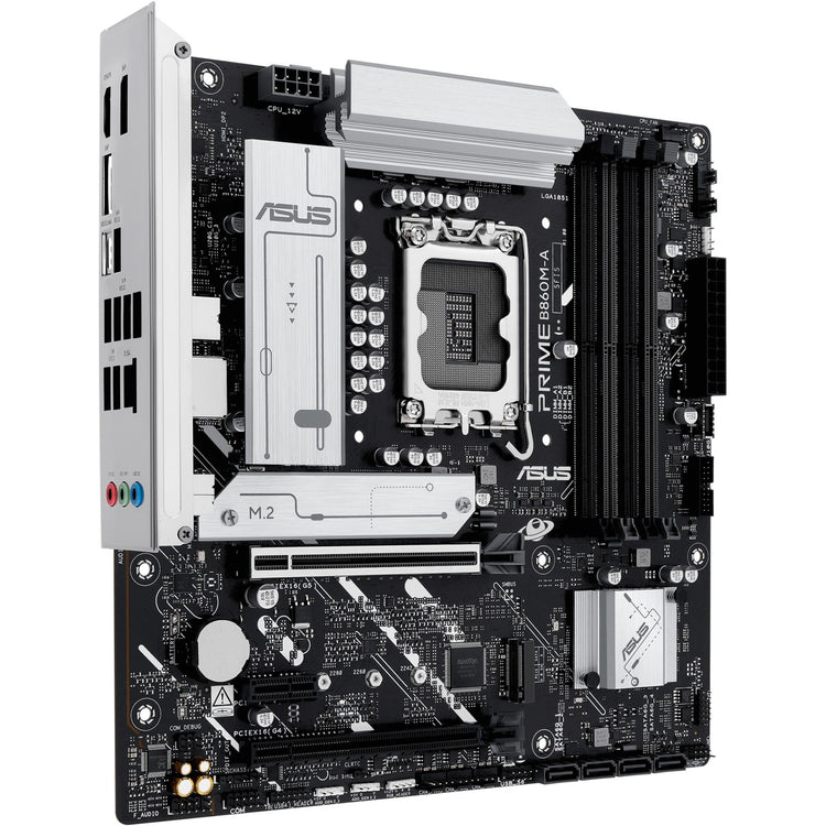 Carte mère Asus prime b860m-a-csm socket 1851 (raid, 2,5 Go-lan, son, µatx)