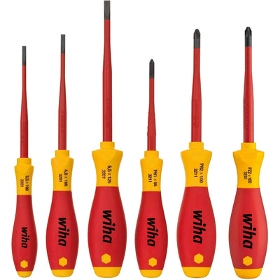Wiha Tournevis Set Softfinish Electric Slimfix