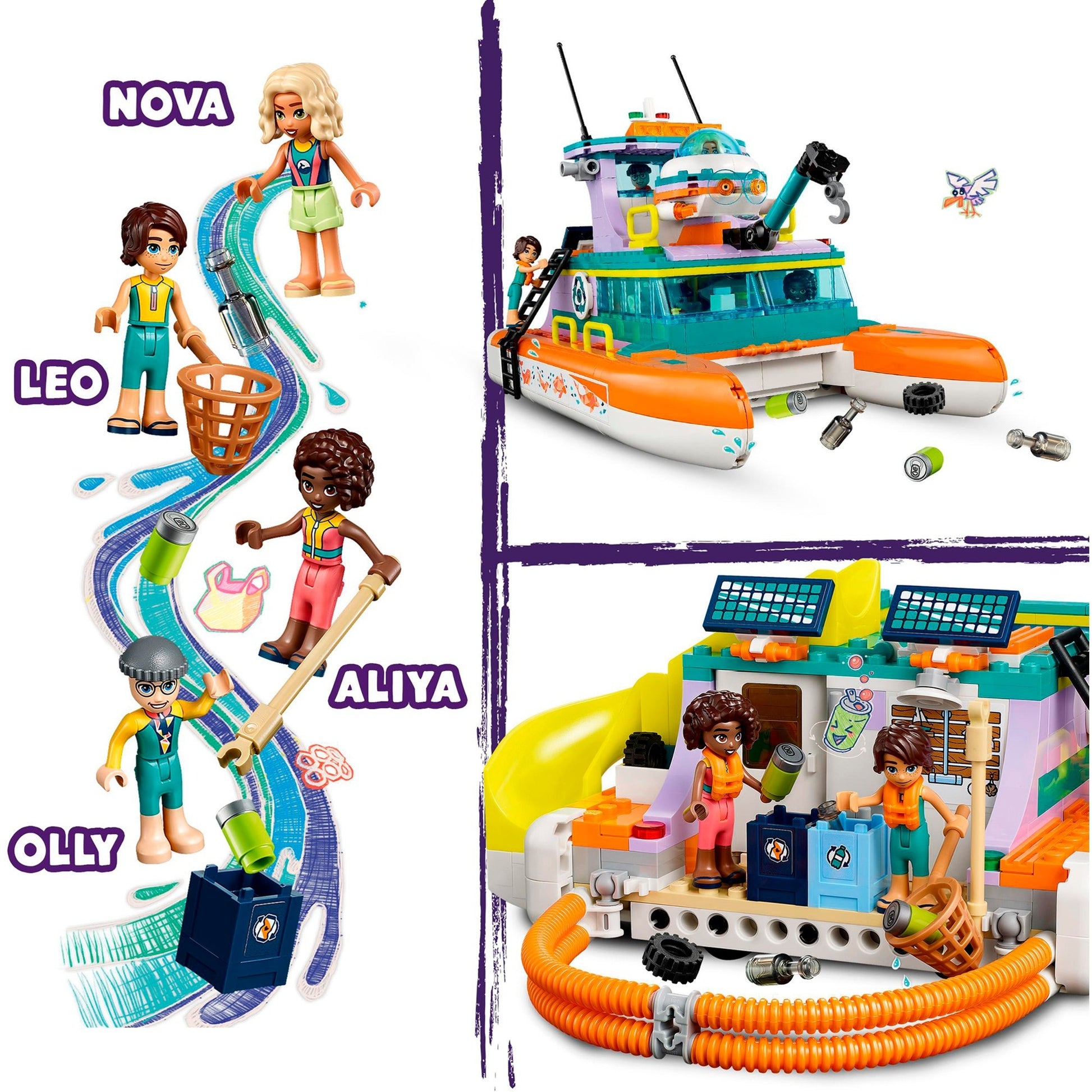 LEGO LEGO Friends 41734 Rescue Boat en mer