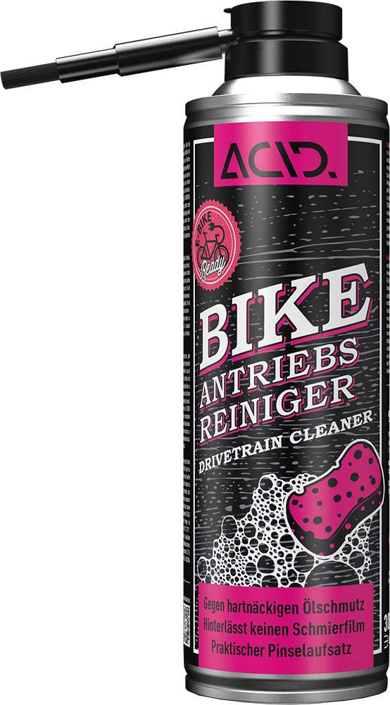 Nettoyant acide pour transmission de vélo