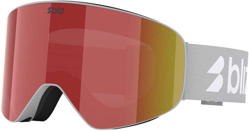 Bliz flow brown w red multi - masque de ski