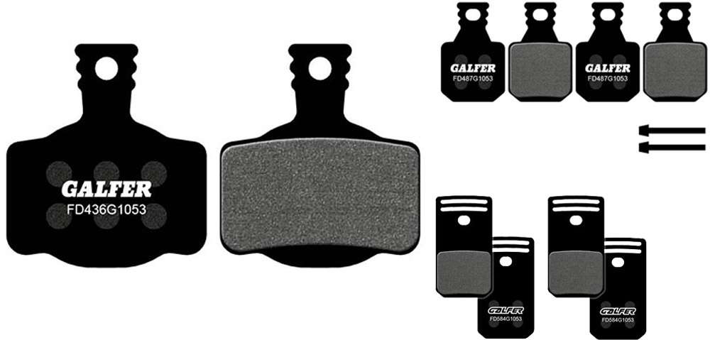 Plaquettes de disque Galfer Bike Performance pour Magura Campagnolo