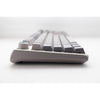 Ducky one 3 mist gray, clavier (gris clair, disposition américaine, rouge cerise mx, led rgb, pbt double-shot, remplaçable à chaud, mécanique charlatan)