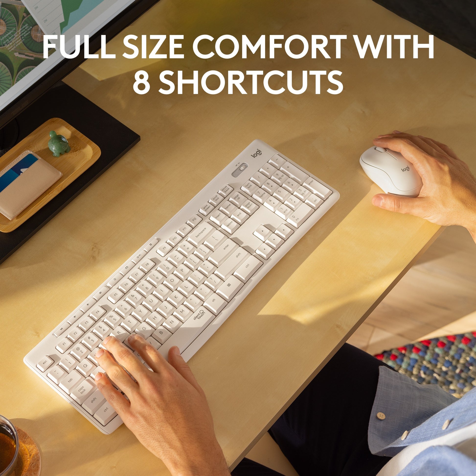 Logitech MK295 Clavier et combo de souris sans fil silencieux Logitech MK295