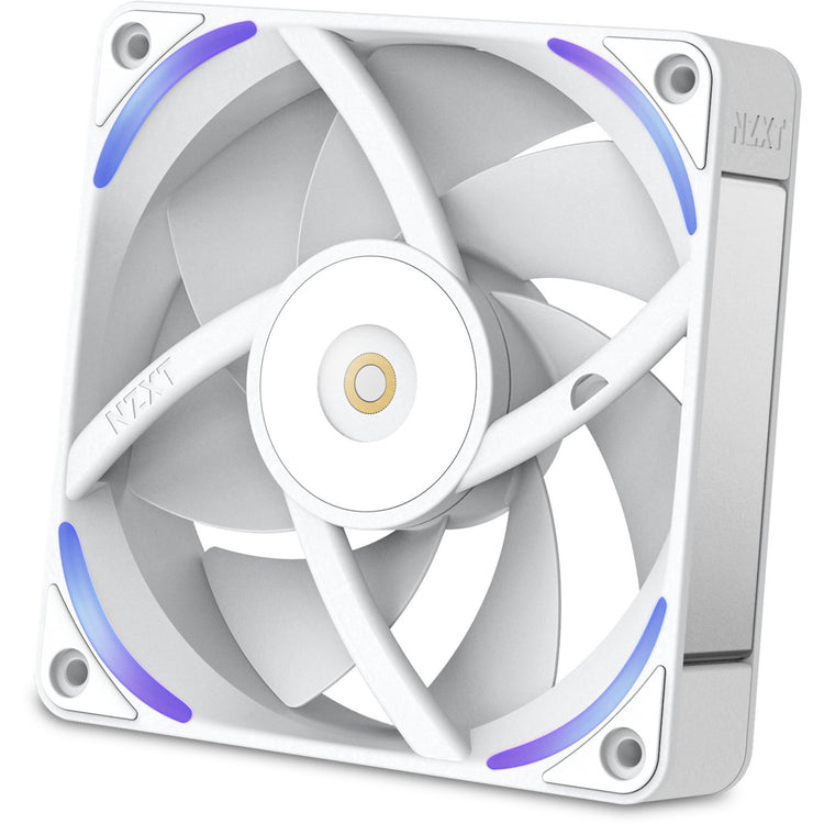 Nzxt f120x ventilateur de boîtier rgb (blanc, 120 x 120 x 30 mm, pwm)