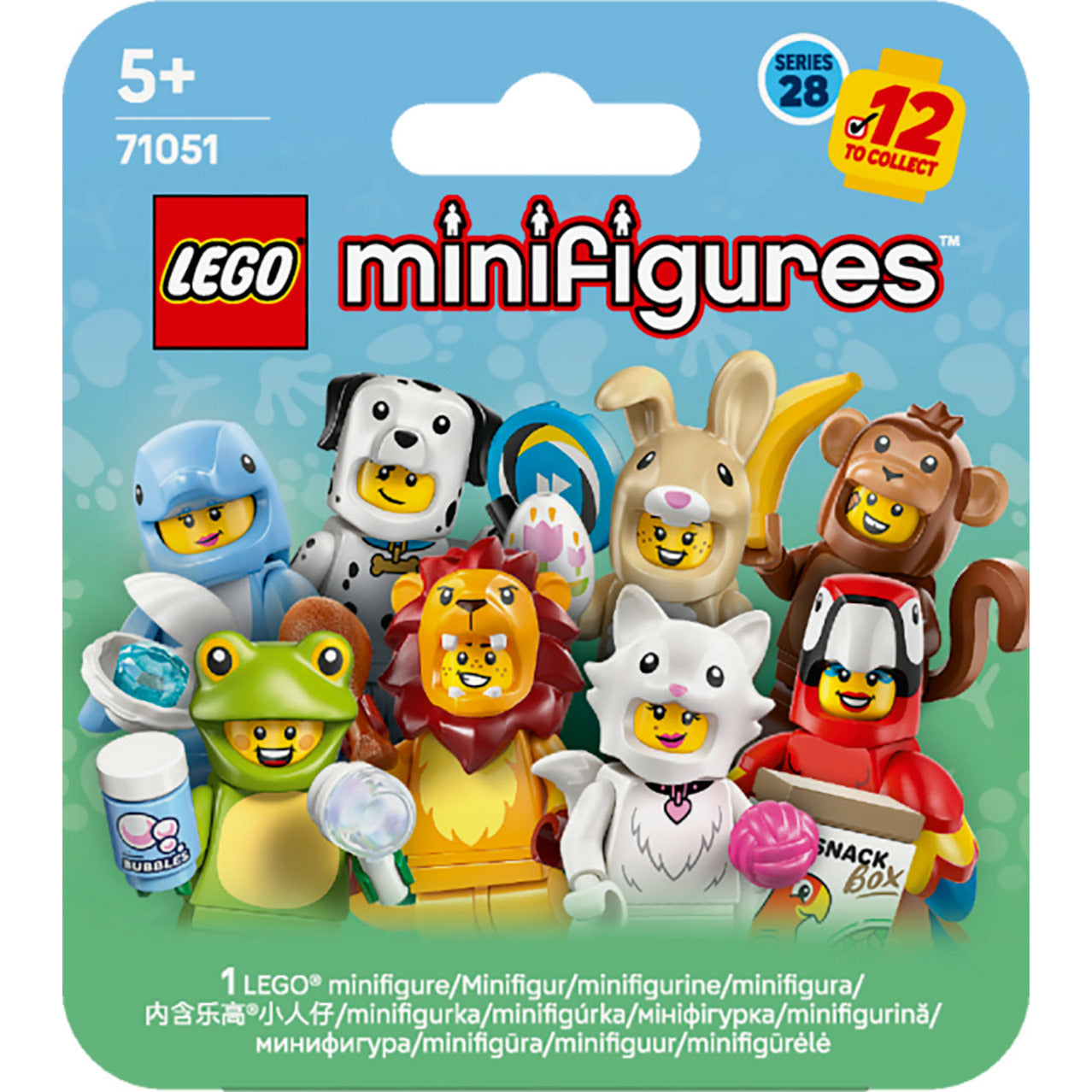 Figurines Lego 71051 série 28 : costumes d'animaux