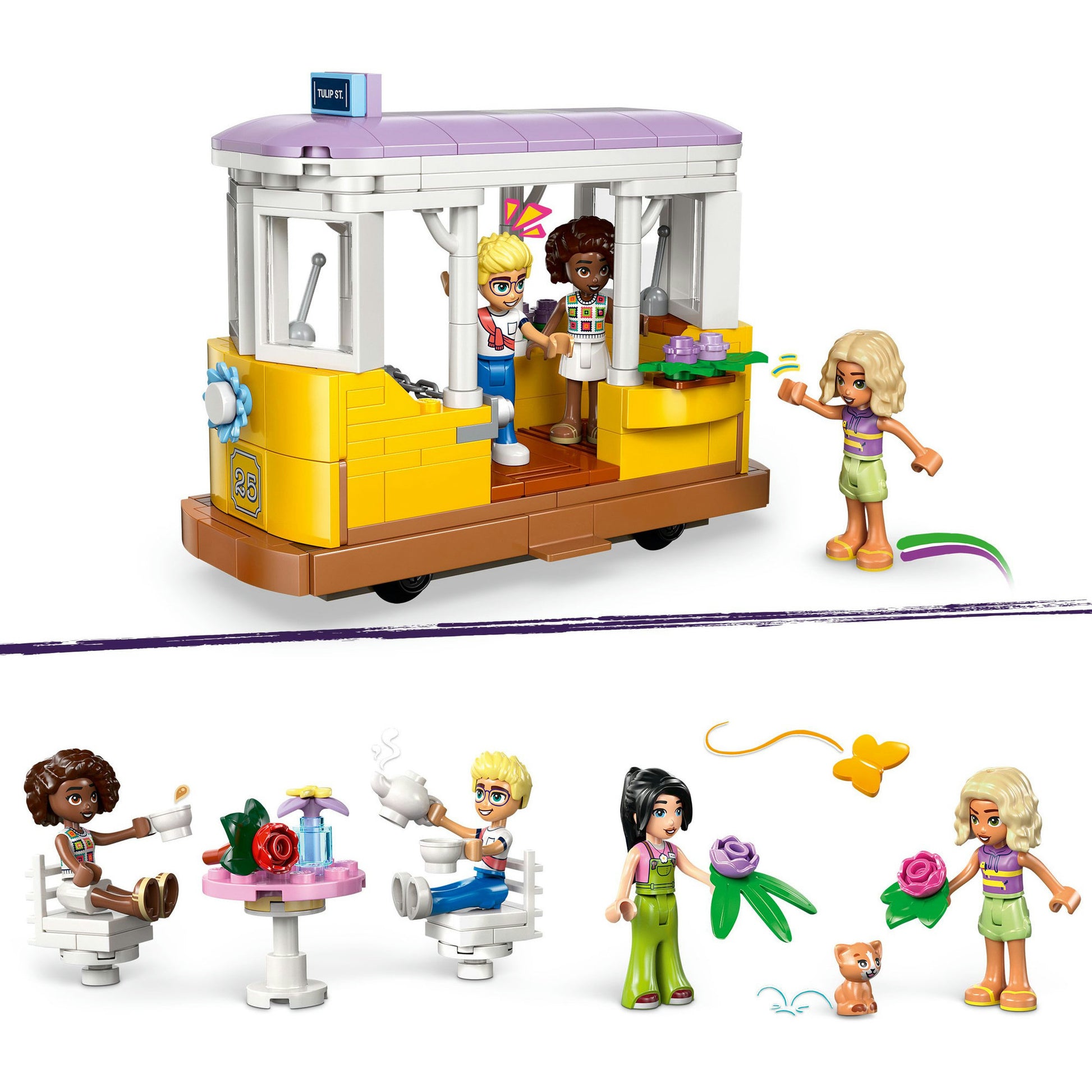 LEGO 42671 Amis Plantcafé et Bloemenwinkel