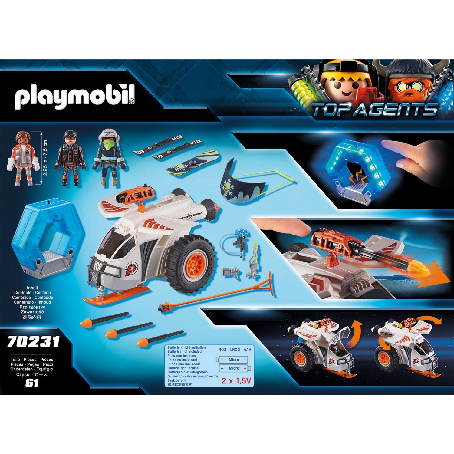 Playmobil Top Agents Spy Team Mothobile