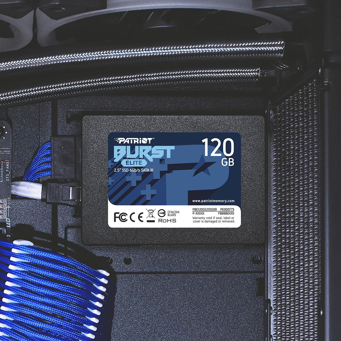 Patriot éclate 120 Go
