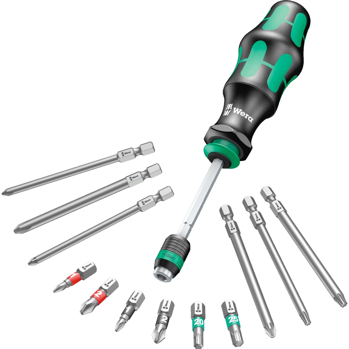 Ensemble de tournevis Wera Kraftform Compact 20