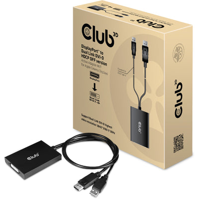 Club 3D DisplayPort à Dual Link DVI-D HDCP OFF Version AC