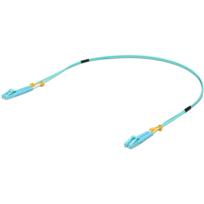 Câble Ubiquiti uisp 10 gbps om3 duplex lc (turquoise, 0,5 mètres)