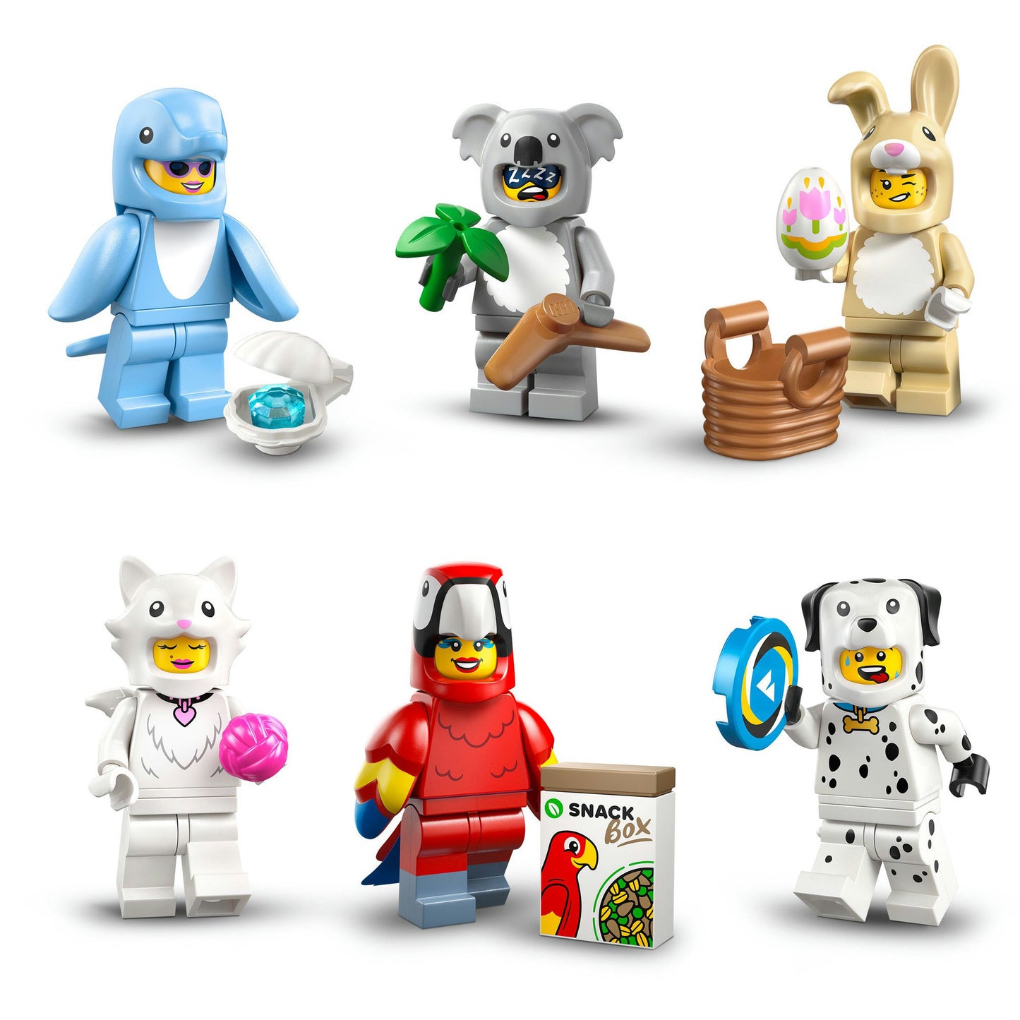 Figurines Lego 71051 série 28 : costumes d'animaux