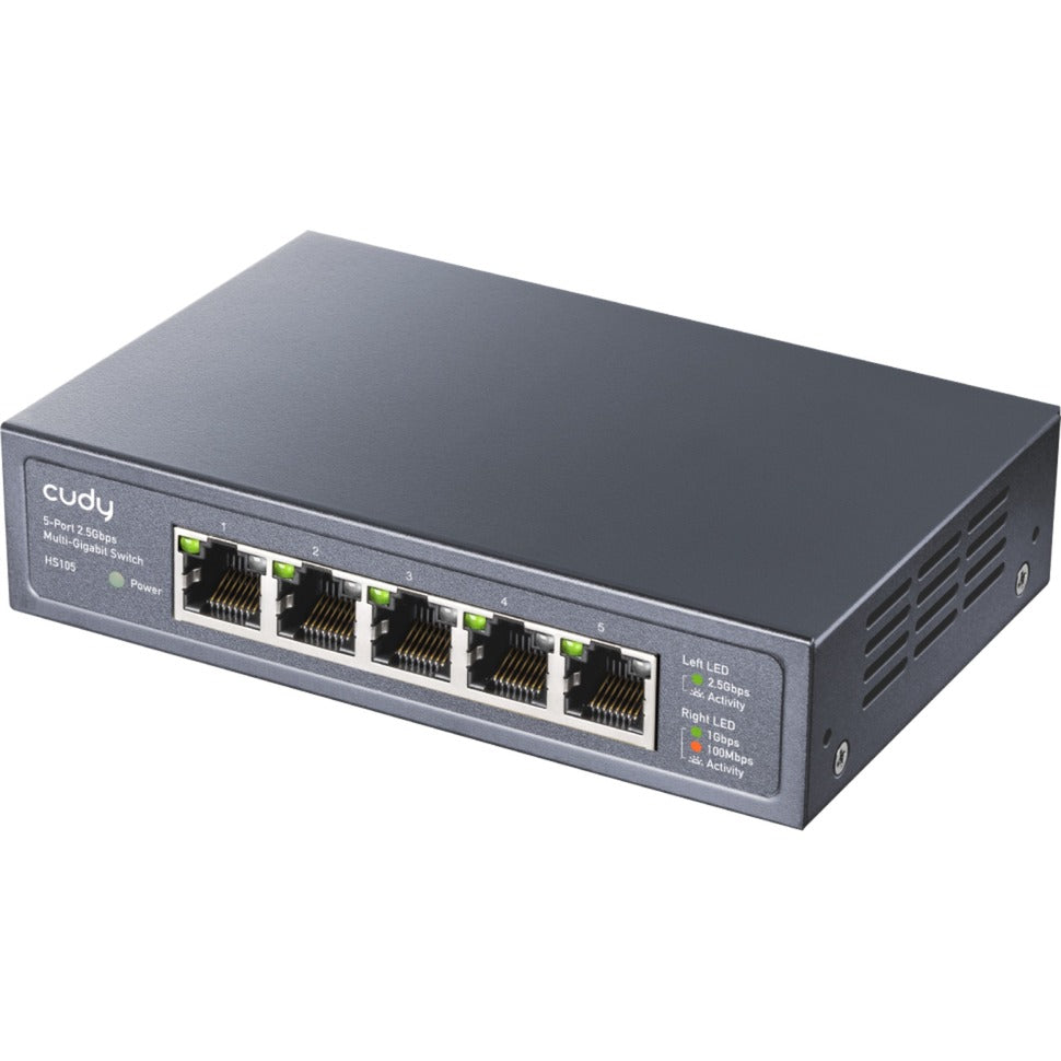 Commutateur non géré Cudy 5 ports 2,5 g (noir)
