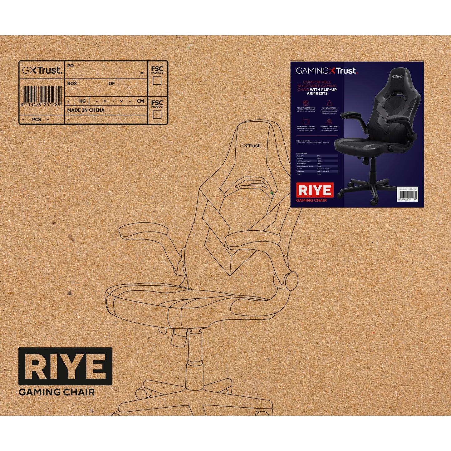 Trust GXT 703 Riye Gaming Chair