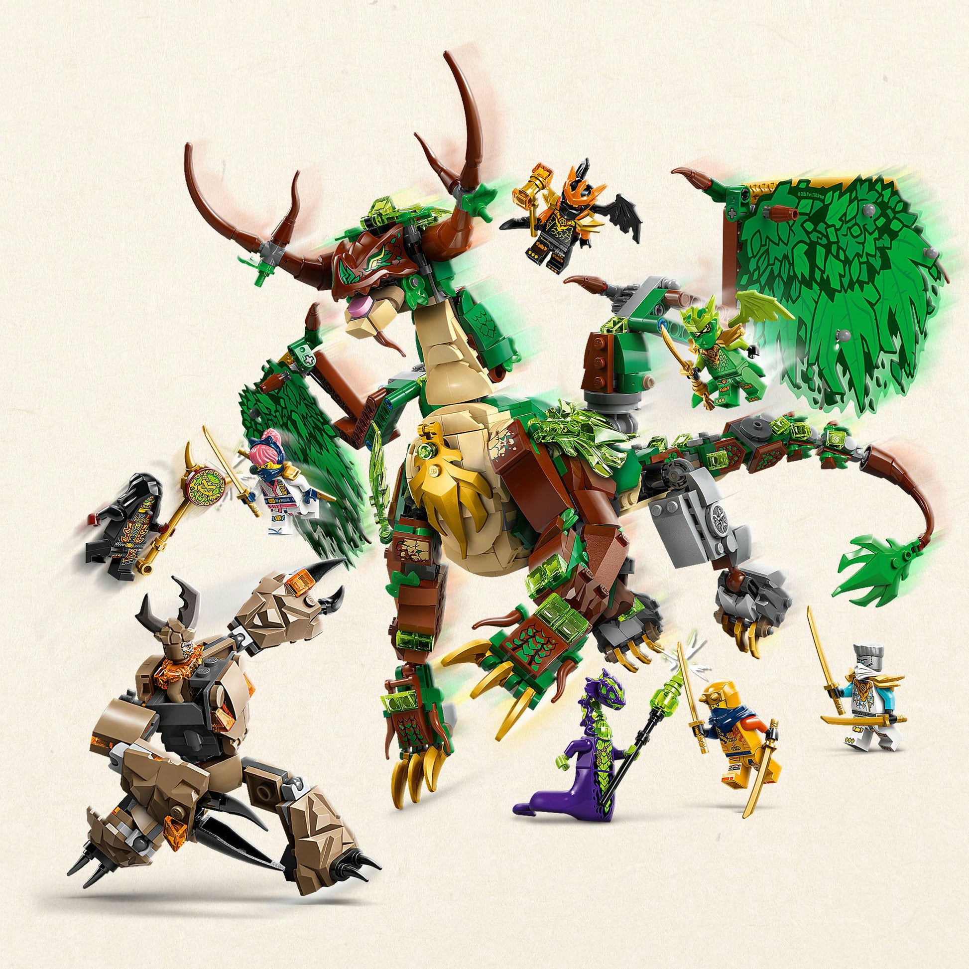 Lego ninjago 71859 le dragon de la vie