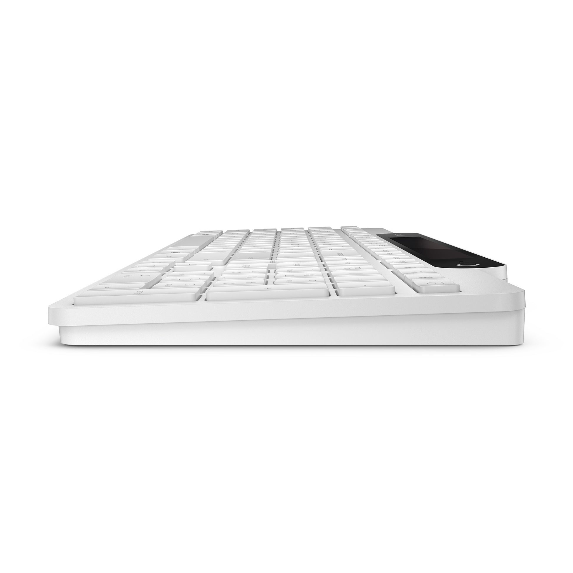 Clavier Bluetooth auto-rechargeable Lenovo 800 (blanc, disposition américaine (QWERTY), piston, 100 %, interrupteur à piston, Bluetooth 5.1, USB-C)