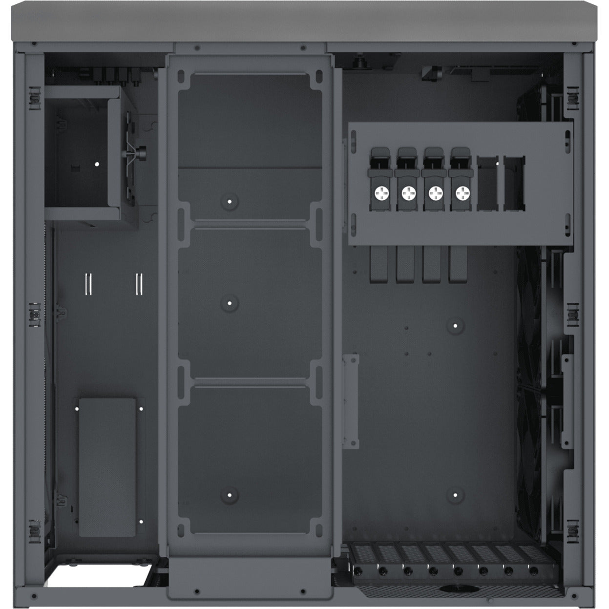 Boîtier Silverstone Crown 04 HTPC (gris foncé | 4x USB-A | 1x USB-C)